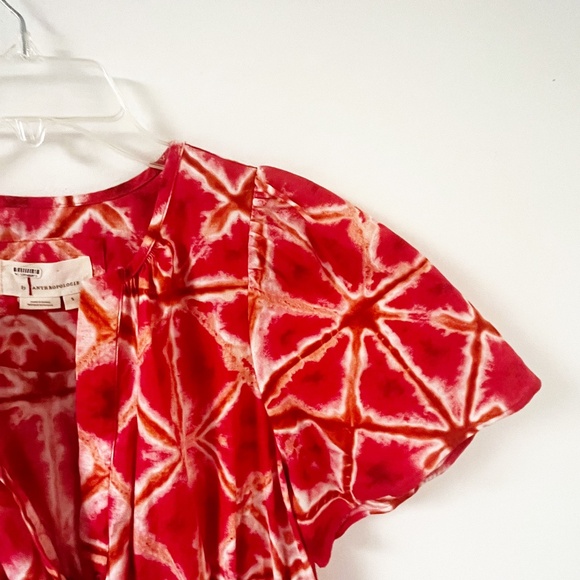 Anthropologie The Somerset Mini Dress in Pink Smocked Poplin Cotton Size Small - Picture 8 of 12